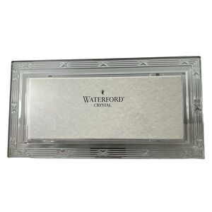 Waterford Crystal Radcliff Panoramic Crystal Photo Frame, Fits a 4 x 10 Picture